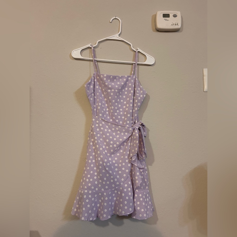 Purple Floral Garden Dress